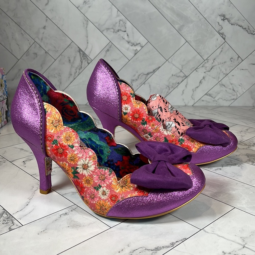 Irregular Choice Womens Shoes Heels Pumps Designer BEACH TRIP PINK 12M EU 43